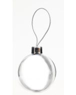 X-Mas Bauble Clear 80mm