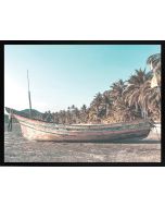 Poster 30x40 Summer Beach Boat