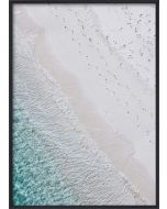 Poster 50x70 Pastel Blue Shore (Planpackad)